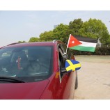 custom 20x30cm polyester jordan car flag