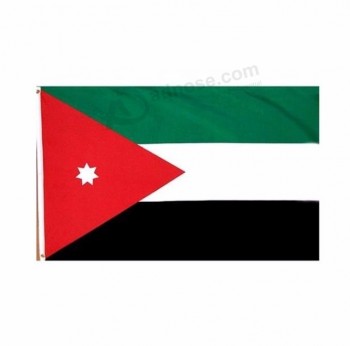 bedrijfslogo volledige druk decoratie 3X5 Jordanië vlag viering aangepaste Jordanië vlag