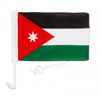 ventas al por mayor de poliéster impreso digital 12x18inch jordan banderas de la ventana del coche