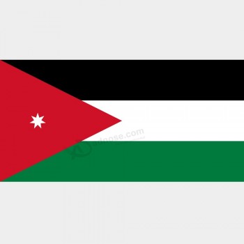 gemaakt in China de nationale vlag van uitstekende kwaliteit van Jordanië