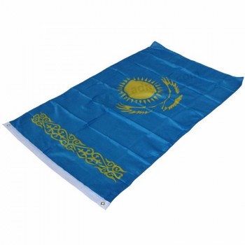 装飾3x5ftカザフスタンフラグカザフスタン国の国の旗