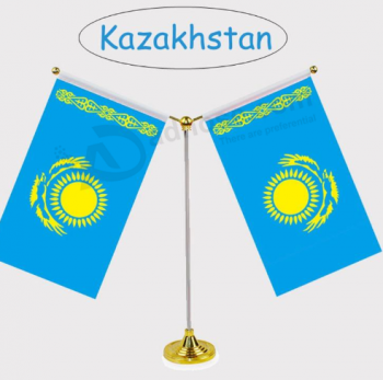 미니 오피스 장식 카자흐스탄 테이블 플래그 도매