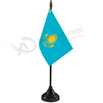 Decorative office mini Kazakhstan table flag