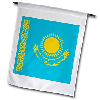 Nationaltag Kasachstan Land Hof Flagge Banner