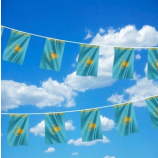 decorative mini polyester venezuela bunting banner flag