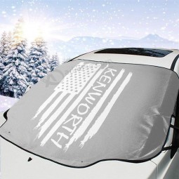 Mattrey American Flag Kenworth Car Windshield Sun Shade Cover Front Water Sunlight Snow Cover
