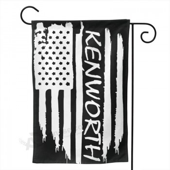 American Flag Kenworth Decorative Garden Flags, Outdoor Artificial Flag for Home, Garden Yard Decorations