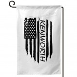 amerikaanse vlag kenworth tuinvlag verticaal dubbelzijdig 12,5 x 18 inch