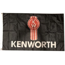 Mountfly Kenworth Trucks Trucking Banner Flagge 3 x 5 Fuß Mann Höhle