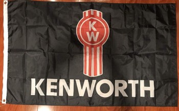 Kenworth Trucks Trucking Flagge Banner 3 x 5 Fuß Garage Shop Wanddekoration