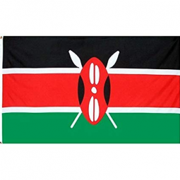 factory sale directly standard size kenya flag
