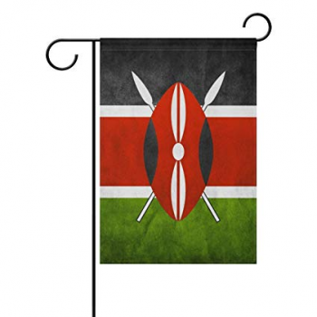 장식적인 케냐 정원 깃발 폴리 에스테 야드 케냐 깃발