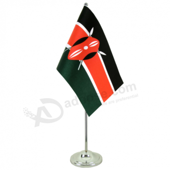 Горячие продажи Кения настольный флагшток стенды