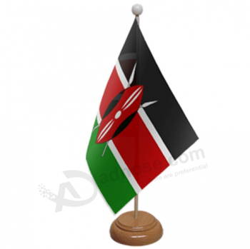 kenya national table flag / kenya country desk flag