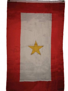 3x5 Service Star Gold KIA Militärflagge 3'x5'-Bannertüllen lichtbeständig, lebendige Farbe und UV-beständiger Segeltuchkopf und Polyester m