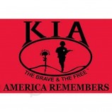 eagleemblems f3142-06 flagge KIA honor, NYL-GLO (4 ft x 6 ft), mehrfarbig