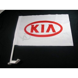 Kia Car window flag mounted clip On 12