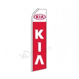 Kia-Auto-LKWs suvs Swooper-Superfederwerbungs-Marketing-Flagge für Haus und Paraden, offizielle Partei, alles Wetter zuhause draußen