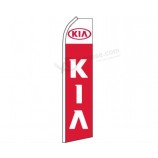 kundenspezifische Großhandelsqualität aes Kia 11.5ft x 2.5ft Superflagge