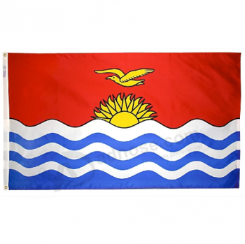 promotie Kiribati land vlag polyester stof nationale Kiribati vlag