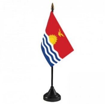 bandera de escritorio kiribati decorativa bandera de mesa de kiribati