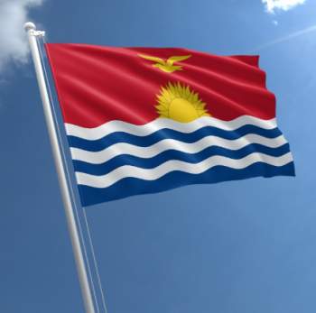 키리바시 국기 배너 키리바시 국기 폴리 에스터