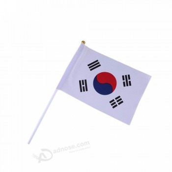 фондовая дешевая цена мини южная корея ручной флаг