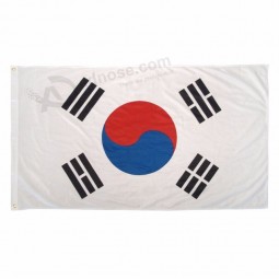 Wholesale Stock 3x5Fts Screen Printing South Korea Flag for Decoration