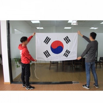 Bandera de Corea de alta calidad con bandera de nylon de buena calidad