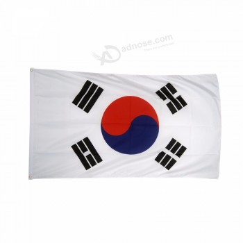 bandeira nacional do poliéster durável bandeira do país bandeira da coreia do sul