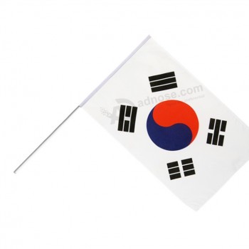 サッカーワールドカップファン14 x 21 cm手を振って韓国旗