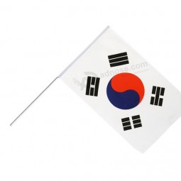 Football World Cup Fans 14X21CM Hand Waving South Korea Flag