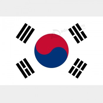 China-Fabrikgroßhandelsqualitäts-Südkorea-Landesflagge