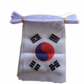 2019 Football Sports 75D Polyester Korea Bunting Flag