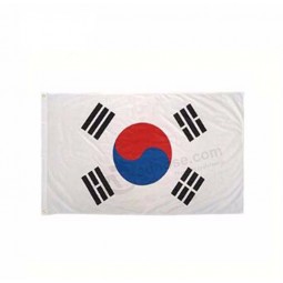 Printed polyester Korea national flag