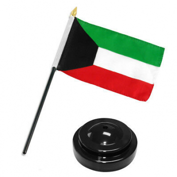 공장 직매 폴리 에스테 쿠웨이트 책상 깃발