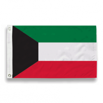 쿠웨이트 국기 배너 쿠웨이트 국기 폴리 에스터