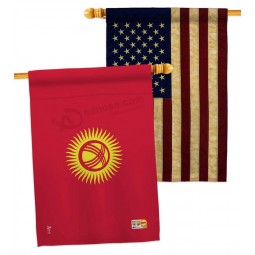 Kirghizistan bandiere del mondo nazionalità impressioni decorative verticale 28 