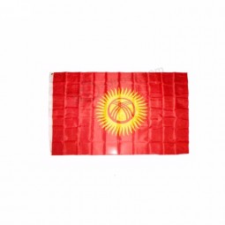 kyrgyzstan 3x5 ft polyester flying banner printing hanging national flag