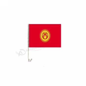 garanzia della qualità stampa su un lato Kirghizistan Bandiere per finestrini