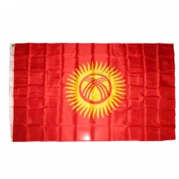 stoter high quality 3x5 FT kyrgyzstan flag with brass grommets polyester country flag
