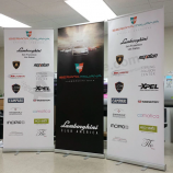 kundenspezifischer Druck Lamborghini Werbung Roll Up Stand
