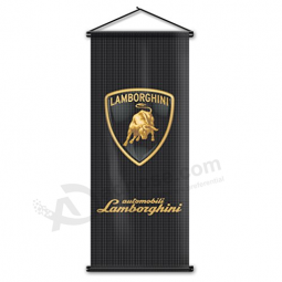 Custom Logo Lamborghini Hand Scrolling Banner Wholesale