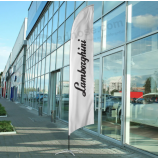 Promotion Custom advertising Lamborghini feather banner