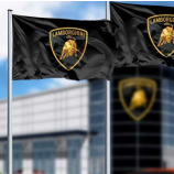 Polyester Digitaldruck 3x5ft individuelles Logo Lamborghini Werbeflagge