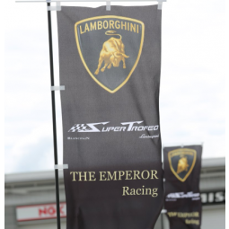 rectangle lamborghini logo pole banner custom logo lamborghini banner