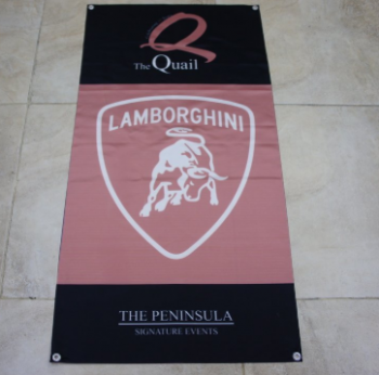 lamborghini logo vlag aangepaste afdrukken polyester lamborghini banner