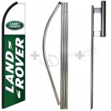 Land Rover 15 'hoch Swooper Flag & Pole Kit Feder Super Banner