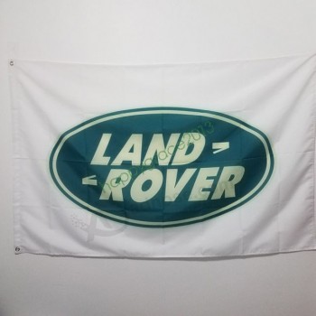 Banner Flagge für Land Rover Flagge 3x5 FT Garage Wand Dekor Werbung weiß