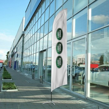 bandera de plumas minoristas de land rover para concesionarios de automóviles